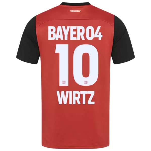 Camisola Bayer Leverkusen Florian Wirtz 10 Criança Equipamento 1ª 2024/25