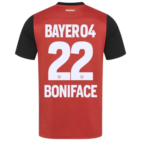 Camisola Bayer Leverkusen Victor Boniface 22 Criança Equipamento 1ª 2024/25