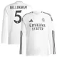 Camisola Manga Comprida Real Madrid Bellingham 5 Homem Equipamento 1ª 2024/25