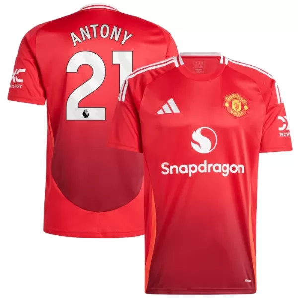 Camisola Manchester United Antony 21 Homem Equipamento 1ª 2024/25