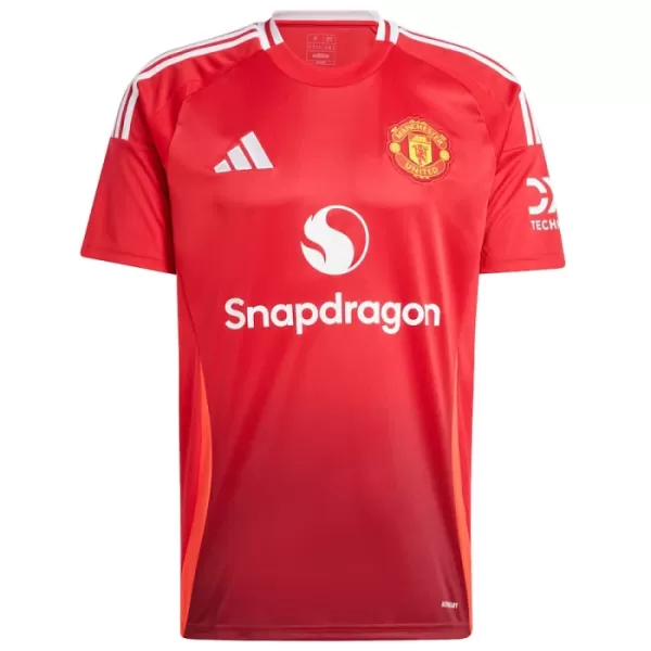 Camisola Manchester United Bruno Fernandes 8 Criança Equipamento 1ª 2024/25