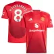 Camisola Manchester United Bruno Fernandes 8 Homem Equipamento 1ª 2024/25