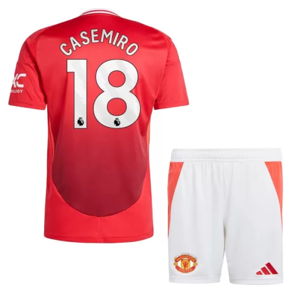 Camisola Manchester United Casemiro 18 Criança Equipamento 1ª 2024/25