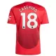 Camisola Manchester United Casemiro 18 Criança Equipamento 1ª 2024/25