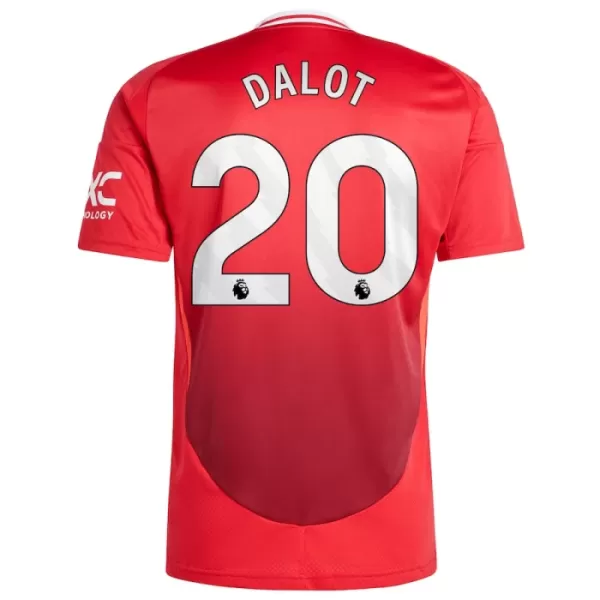 Camisola Manchester United Dalot 20 Homem Equipamento 1ª 2024/25