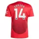 Camisola Manchester United Eriksen 14 Criança Equipamento 1ª 2024/25