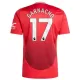 Camisola Manchester United Garnacho 17 Homem Equipamento 1ª 2024/25