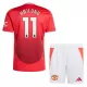 Camisola Manchester United Højlund 11 Criança Equipamento 1ª 2024/25