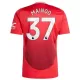 Camisola Manchester United Mainoo 37 Criança Equipamento 1ª 2024/25