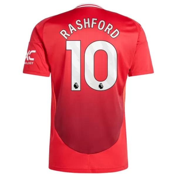 Camisola Manchester United Rashford 10 Criança Equipamento 1ª 2024/25