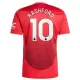 Camisola Manchester United Rashford 10 Criança Equipamento 1ª 2024/25