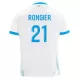 Camisola Olympique Marseille Rongier 21 Homem Equipamento 1ª 2024/25