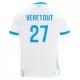 Camisola Olympique Marseille Veretout 27 Homem Equipamento 1ª 2024/25