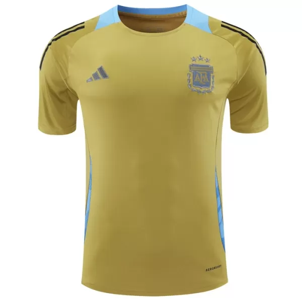 Camisola Argentina Pre-Match Homem 2024 Amarela