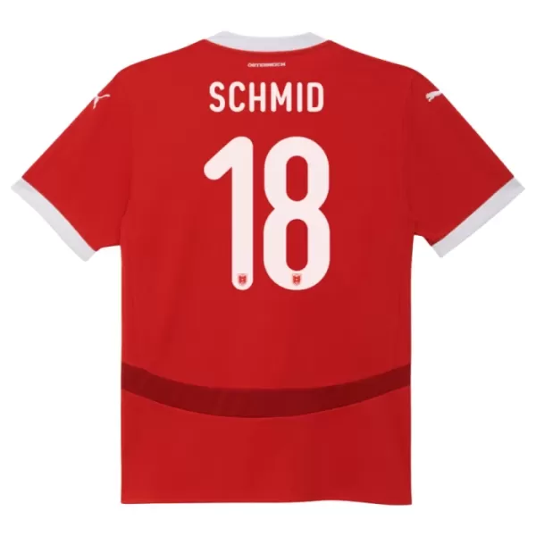 Camisola Áustria Romano Schmid 18 Homem Equipamento 1ª Euro 2024