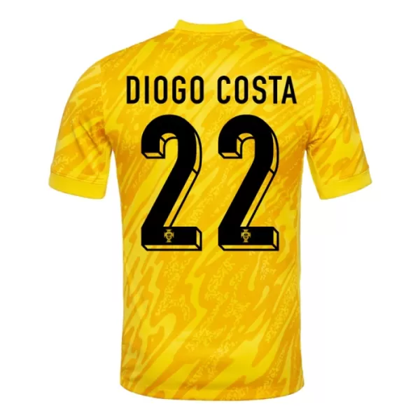 Camisola Guarda-Redes Portugal Diogo Costa 22 Homem Euro 2024 Amarela