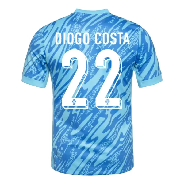 Camisola Guarda-Redes Portugal Diogo Costa 22 Homem Euro 2024 Azul