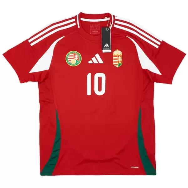 Camisola Hungria Szoboszlai 10 Homem Equipamento 1ª Euro 2024