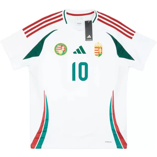 Camisola Hungria Szoboszlai 10 Homem Equipamento 2ª Euro 2024