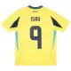 Camisola Suécia Isak 9 Homem Equipamento 1ª 2024