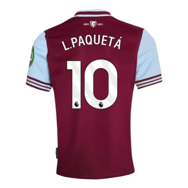 Camisola West Ham United L. Paqueta 10 Homem Equipamento 1ª 2024/25