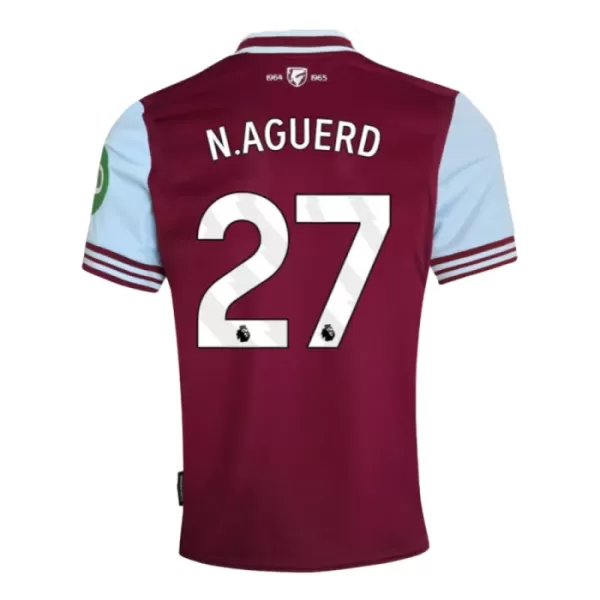 Camisola West Ham United N. Aguerd 27 Homem Equipamento 1ª 2024/25