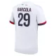 Camisola Paris Saint-Germain Bradley Barcola 29 Homem Equipamento 2ª 2024/25