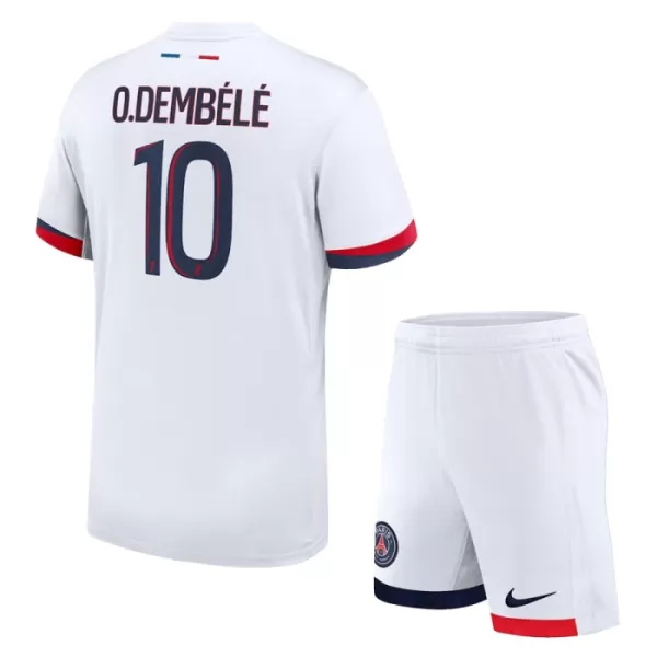 Camisola Paris Saint-Germain Dembele 10 Criança Equipamento 2ª 2024/25