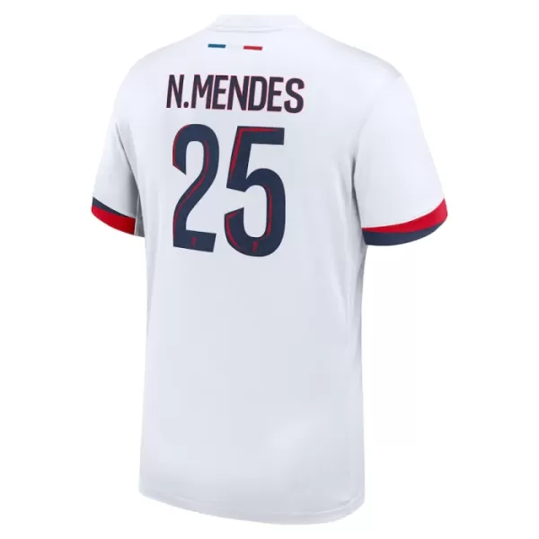 Camisola Paris Saint-Germain Nuno Mendes 25 Criança Equipamento 2ª 2024/25