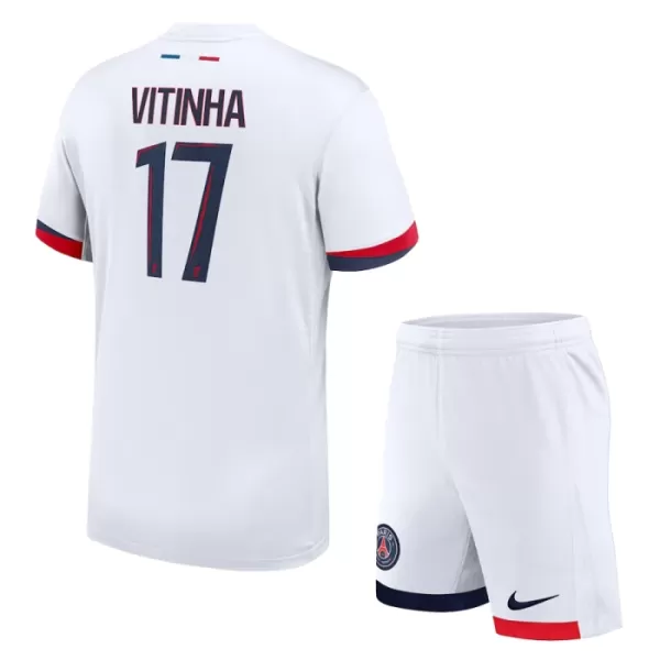 Camisola Paris Saint-Germain Vitinha 17 Criança Equipamento 2ª 2024/25