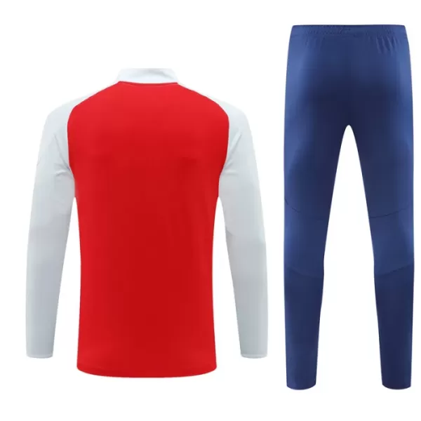 Conjunto de Moletom de Treino Arsenal Homem Quarto-Zíper 2024/25 Vermelha