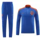 Conjunto de Moletom de Treino Holanda Homem Quarto-Zíper 2024/25 Azul