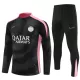 Conjunto de Moletom de Treino Paris Saint-Germain Homem Quarto-Zíper 2024/25 Preta