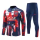 Conjunto de Moletom de Treino Paris Saint-Germain Homem Quarto-Zíper 2024/25 Vermelha