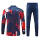 Conjunto de Moletom de Treino Paris Saint-Germain Homem Quarto-Zíper 2024/25 Vermelha