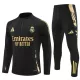 Conjunto de Moletom de Treino Real Madrid Homem Quarto-Zíper 2024/25 Preta