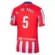 Camisola Atlético Madrid R. De Paul 5 Criança Equipamento 1ª 2024/25