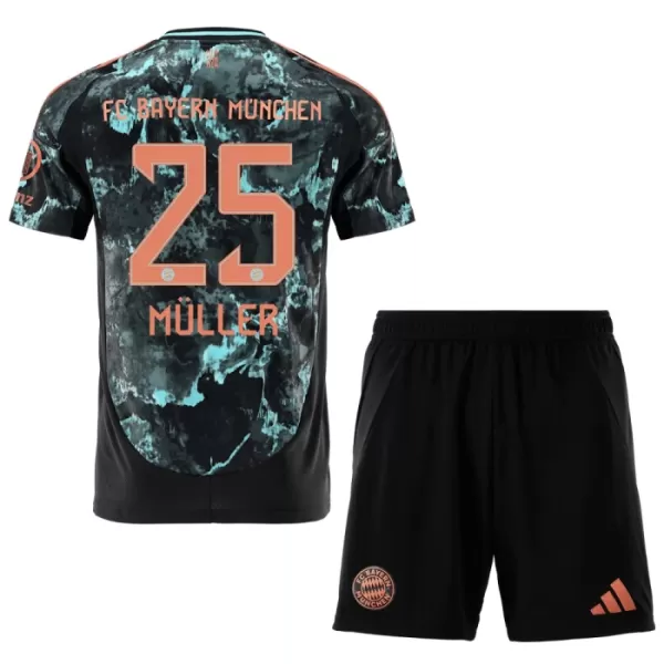 Camisola FC Bayern de Munique Müller 25 Criança Equipamento 2ª 2024/25