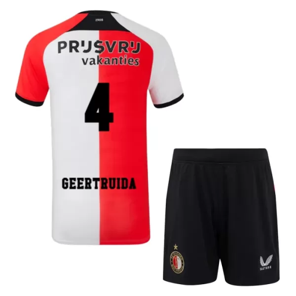 Camisola Feyenoord Geertruida 4 Criança Equipamento 1ª 2024/25