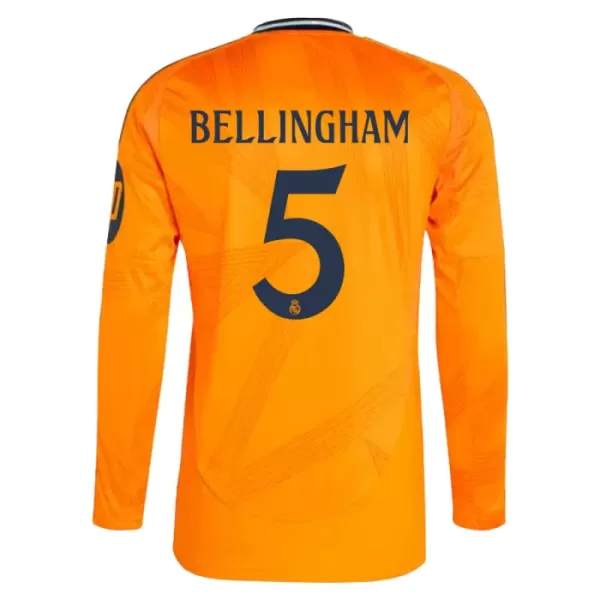 Camisola Manga Comprida Real Madrid Bellingham 5 Homem Equipamento 2ª 2024/25