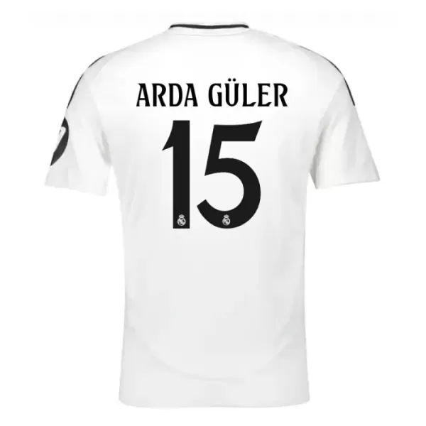 Camisola Real Madrid Arda Guler 15 Homem Equipamento 1ª 2024/25