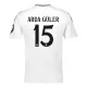 Camisola Real Madrid Arda Guler 15 Homem Equipamento 1ª 2024/25