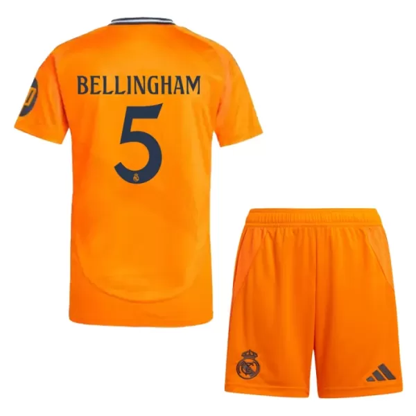 Camisola Real Madrid Bellingham 5 Criança Equipamento 2ª 2024/25