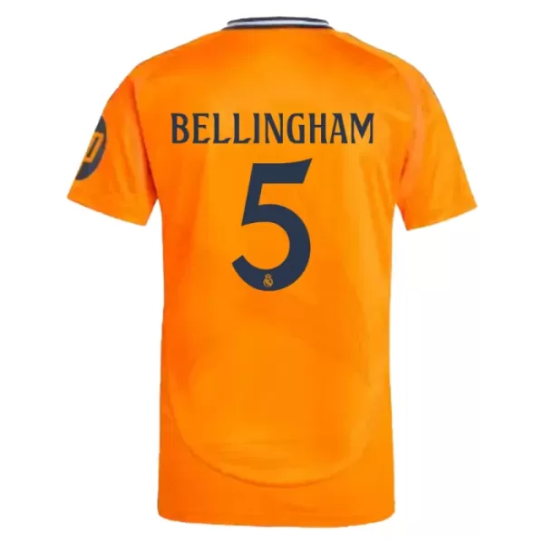 Camisola Real Madrid Bellingham 5 Homem Equipamento 2ª 2024/25