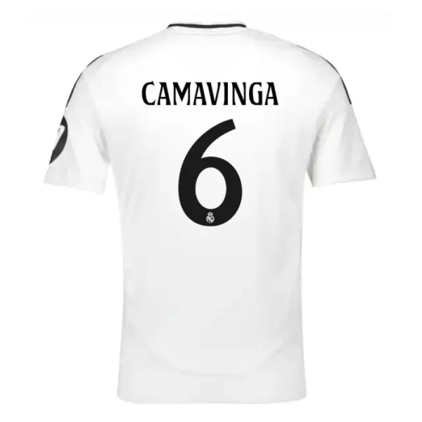 Camisola Real Madrid Camavinga 6 Homem Equipamento 1ª 2024/25