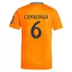 Camisola Real Madrid Camavinga 6 Homem Equipamento 2ª 2024/25