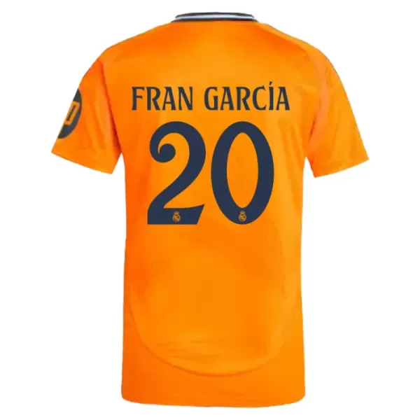 Camisola Real Madrid Fran Garcia 20 Homem Equipamento 2ª 2024/25