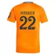 Camisola Real Madrid Rudiger 22 Homem Equipamento 2ª 2024/25