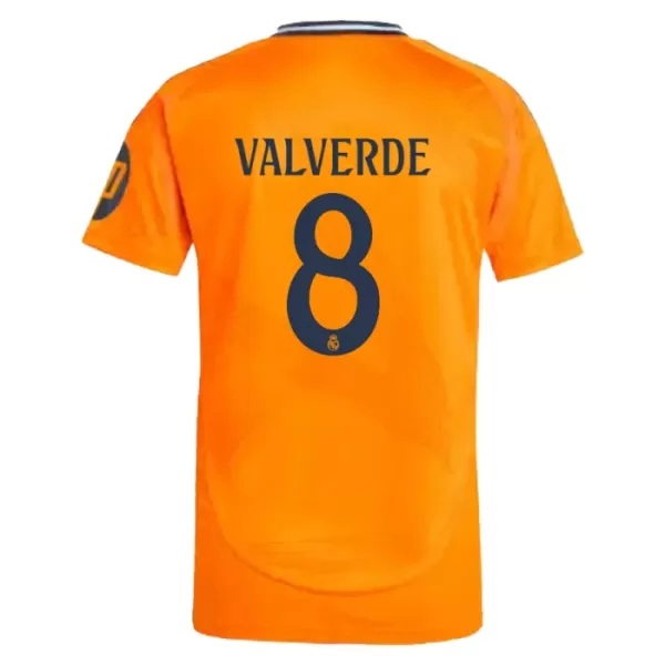 Camisola Real Madrid Valverde 8 Criança Equipamento 2ª 2024/25