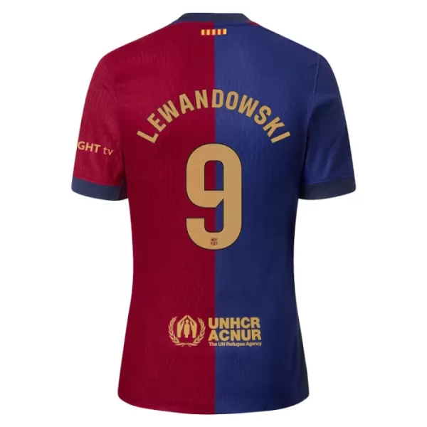 Camisola FC Barcelona Lewandowski 9 Homem Equipamento 1ª 2024/25